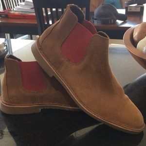 Zara suede booties size 8 worn once!